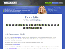 Tablet Screenshot of letterlogos.com